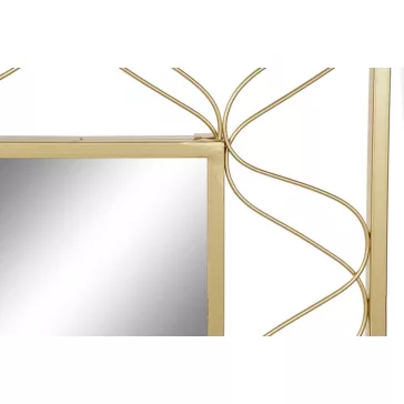 Tükör fém 70x2x98 aranyozott