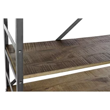 Polc fa újrahasznosított 160x45x220 lépcsős