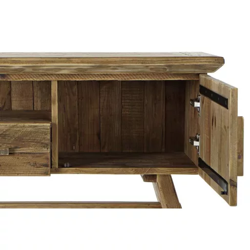 Szekrény tv-s fa újrahasznosított 180x45x60