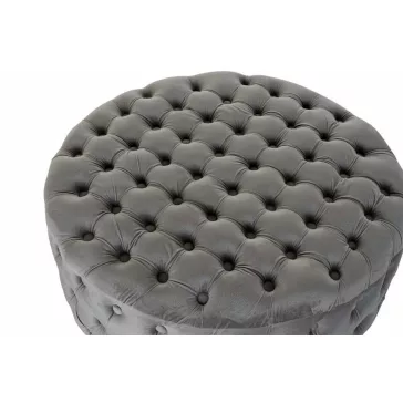 Lábtartó poliészter mdf 78x78x40 szürke