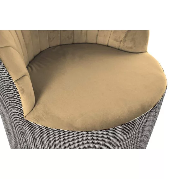 Fotel poliészter 69x66x85 terrakotta