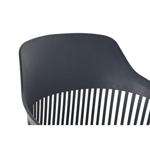 Szék pp fém 56x53x81 matt kék