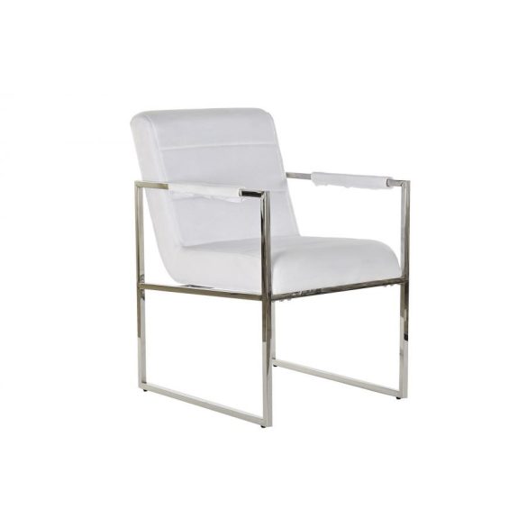 Szék fém poliészter 75x57x92 szürke