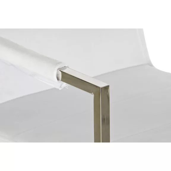Szék fém poliészter 75x57x92 szürke