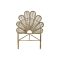 Ágytámla rattan 90x4x128 természetes