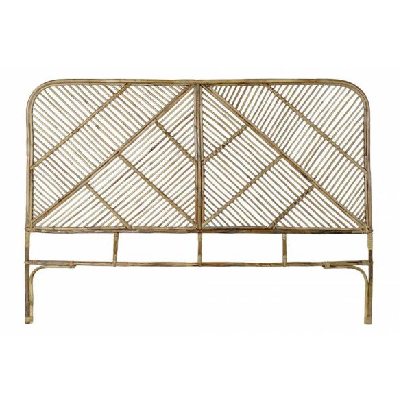 Ágytámla rattan 178x4x128 természetes