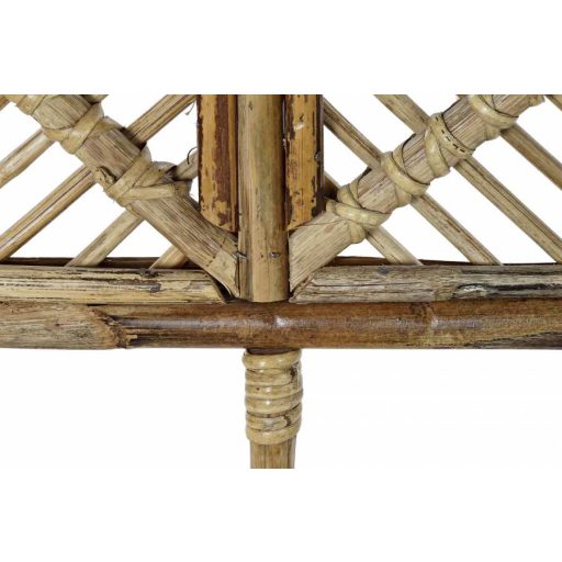 Ágytámla rattan 178x4x128 természetes