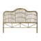 Ágytámla rattan 178x4x128 természetes