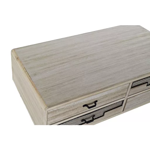 Bútor tv-s paulownia fém 115x61x43