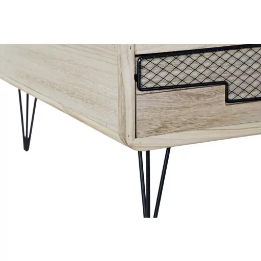 Bútor tv-s paulownia fém 115x61x43