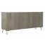 Bútor mango fém 160x45x75 szürke