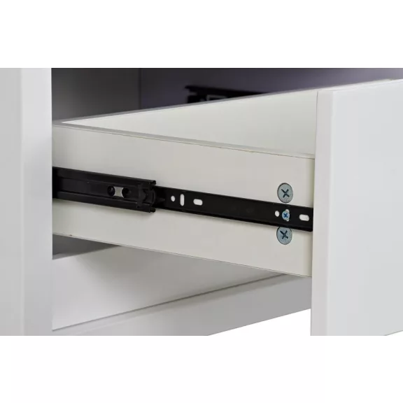Tv-s bútor mdf üveg 140x40x50 fehér