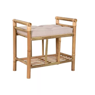 Kispad bambusz pamut 55x36x54 természetes barna