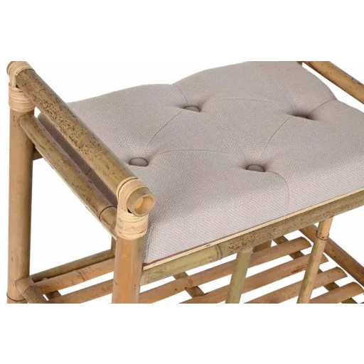 Kispad bambusz pamut 55x36x54 természetes barna