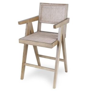 Bárszék szilfa rattan 48x51x105