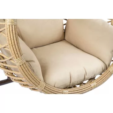 Fotel rattan szintetikus 100x70x125 felakasztható