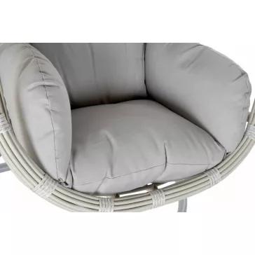 Fotel rattan szintetikus aluminium 92x70x113 felakasztható