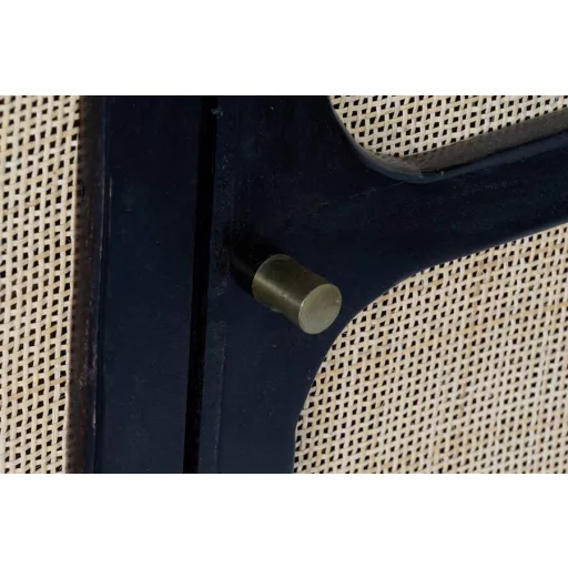Bútor mango rattan 150x40x76 fekete