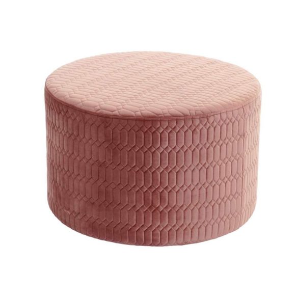 Fotel poliészter mdf 61x63x77 bársony rózsaszín