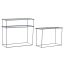 Konzol fém 80x27x65 kék tengeri