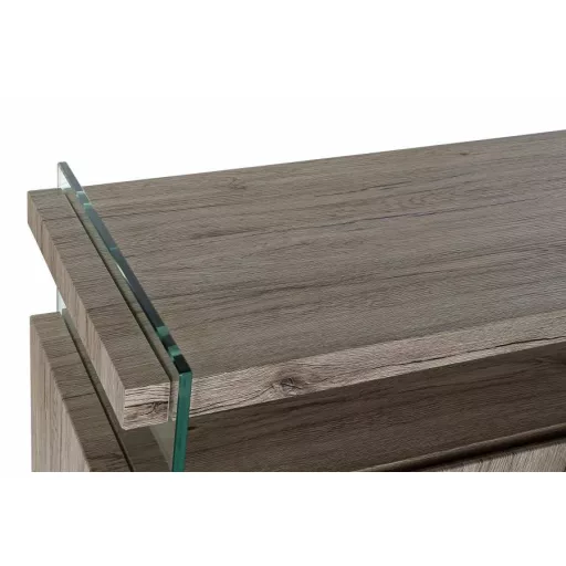 Bútor üveg mdf 120x44x120