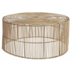 Kávézó asztal rattan 56x56x26 természetes