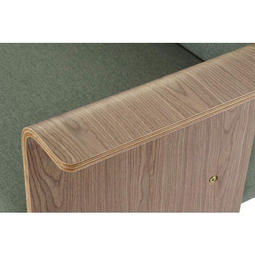 Szófa ágy eukaliptusz fém 203x87x81 zöld