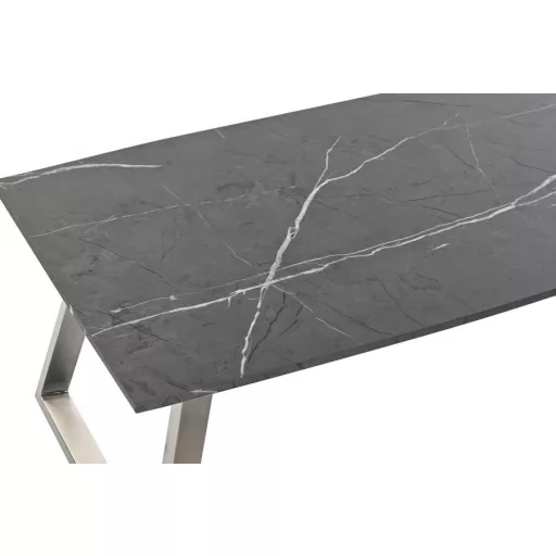 Asztal kávés mdf fém 120x60x44 fekete