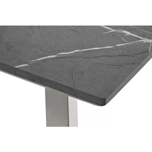 Asztal kávés mdf fém 120x60x44 fekete