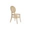 Szék szilfa rattan 43x43x89 barna világos