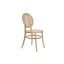 Szék szilfa rattan 43x43x89 barna világos