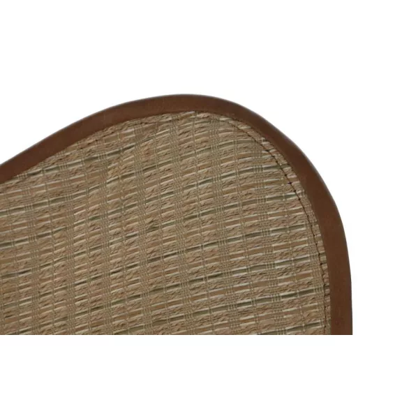 Szék fém rattan 59x49x81