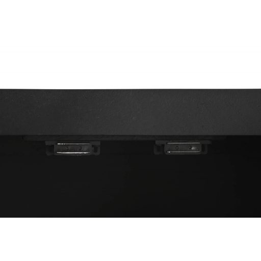 Szekrény mango rattan 160x40x90 fekete