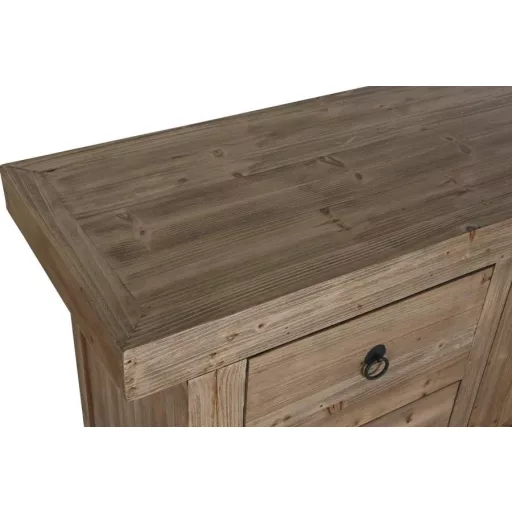 Szekrény fa 180x45x85 természetes