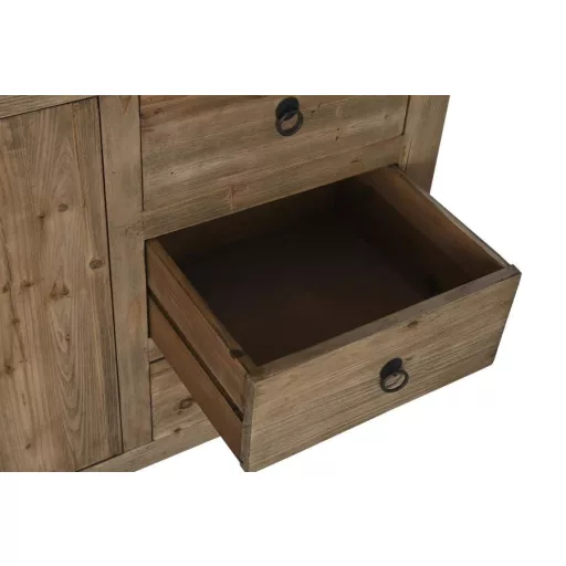 Szekrény fa 180x45x85 természetes