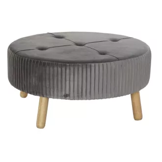 Lábtartó velvet fa 80x80x38 bársony