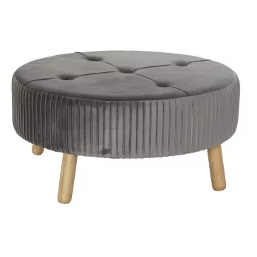 Lábtartó velvet fa 80x80x38 bársony