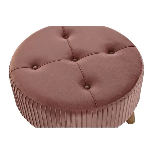 Lábtartó velvet fa 60x60x38 bársony
