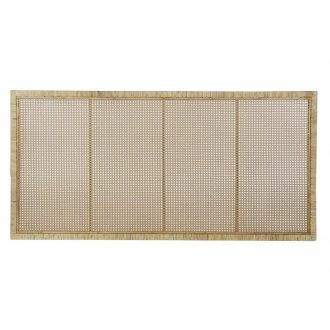 Ágytámla rattan 160x3x80 természetes barna