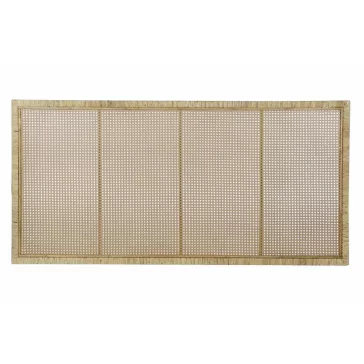 Ágytámla rattan 160x3x80 természetes barna