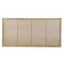 Ágytámla rattan 160x3x80 természetes barna
