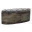 Kispad fém polieszter 102x42x47 szürke
