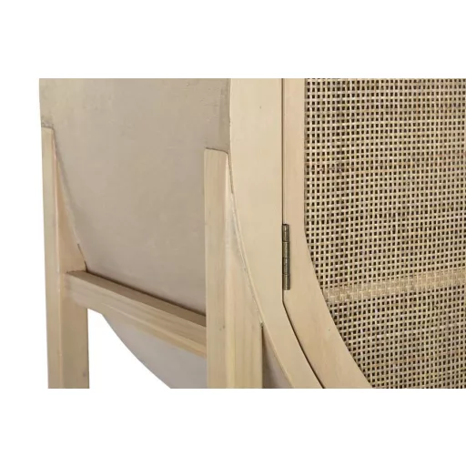 Szekrény, paulownia, mdf, 90x40x160, természetes