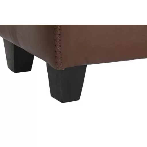 Kispad, tíkfa, bőr, 120x46x41