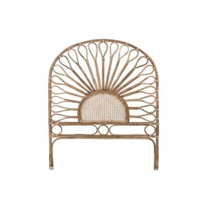 Ágytámla, rattan, bambusz, 100x4x90, napraforgó, természetes