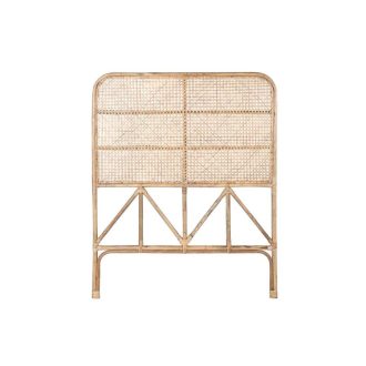 Ágytámla, rattan, bambusz, 100x4x90, természetes
