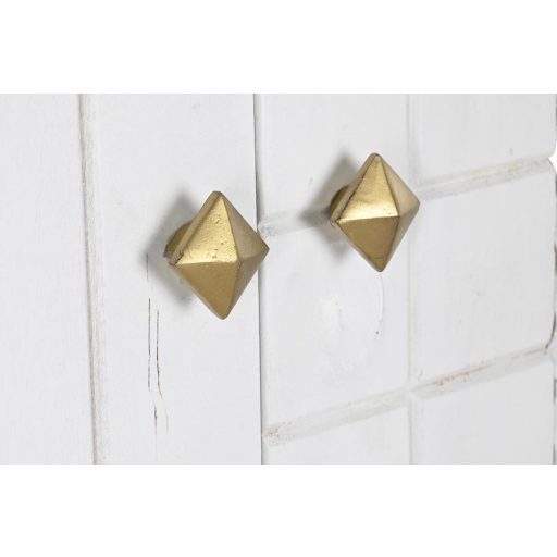 Szekrény, mango, fém, 91x44x152