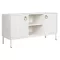 Tv-s szekrény mango fém 120x40x60 fehér 