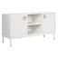 Tv-s szekrény mango fém 120x40x60 fehér 