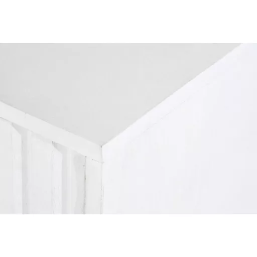 Tv-s szekrény mango fém 120x40x60 fehér 